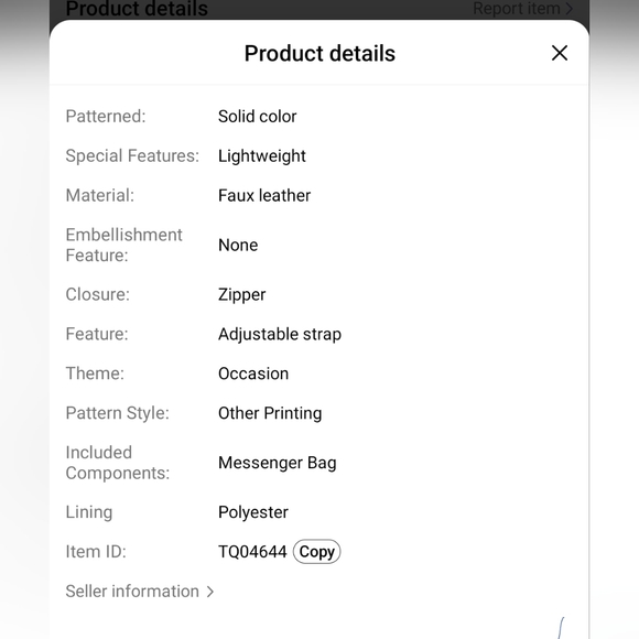 Red coffin shape cross body purse - Picture 2 of 4